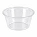 Salsera redonda transparente PET con tapa plana 60ml Ø62mm A32mm - 50Uds