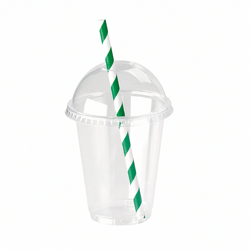 Combo tarrina transparente PET con tapa 200ml A85mm - 50Uds