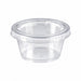 Salsera PET transparente 100ml Ø74mm A33mm - 125Uds