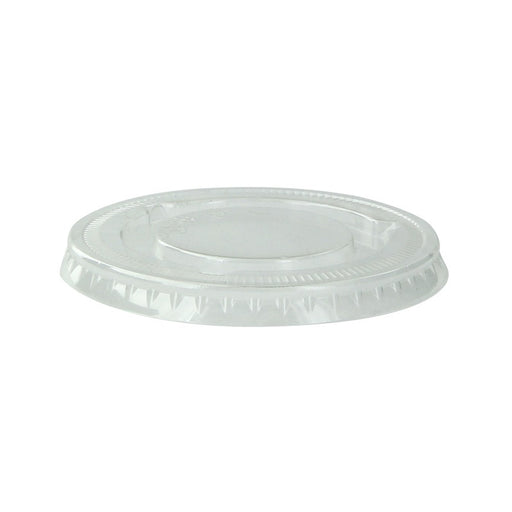 Tapa PET transparente plana Ø61mm - 125Uds