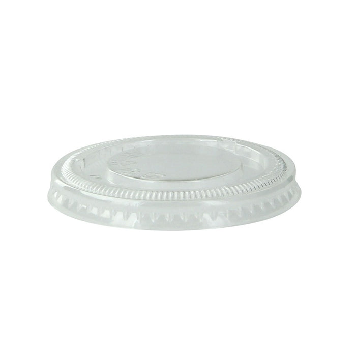 Tapa PET transparente plana Ø62mm - 125Uds