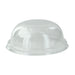 Tapa PET transparente cúpula con agujero Ø80mm A36mm - 100Uds