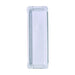 Plato rectangular de cartón reciclado blanco 230x80mm - 250Uds