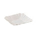 Plato barquilla de cartón blanco 108x108mm A20mm - 250Uds