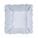 Plato hondo cuadrado de cartón laminado blanco 90x90mm A30mm - 250Uds