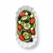 Plato hondo ovalado de cartón laminado blanco 195x110mm A32mm - 250Uds