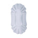 Plato hondo ovalado de cartón laminado blanco 195x110mm A32mm - 250Uds