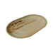 Bandeja ovalada de hoja de palmera 420x260mm A25mm - 10Uds