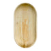 Bandeja ovalada de hoja de palmera 555x300mm A25mm - 10Uds