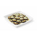 Plato cuadrado de pulpa blanca 1000ml 235x235mm A28mm - 25Uds