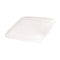 Tapa plana transparente PET rectangular 230x230mm A28mm - 50Uds