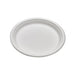 Plato redondo de caña de azúcar blanco Ø300mm A26mm - 50Uds