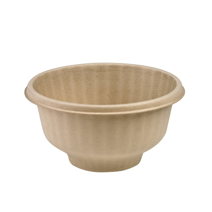 Bol de pulpa marrón para sopas 680ml A90mm - 50Uds