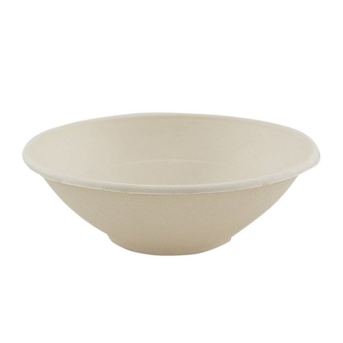 Bol redondo de pulpa marrón «Poke» 950ml Ø196mm A63mm - 125Uds