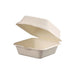 Caja hamburguesa pulpa 460ml 150x150mm A80mm - 50Uds