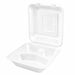 Caja pulpa blanca 3 comp. Multiuso 220x202mm A80mm - 50Uds