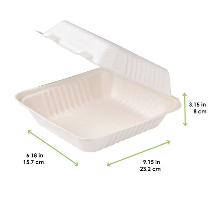 Caja pulpa blanca multiuso 1400ml 234x231mm A80mm - 50Uds