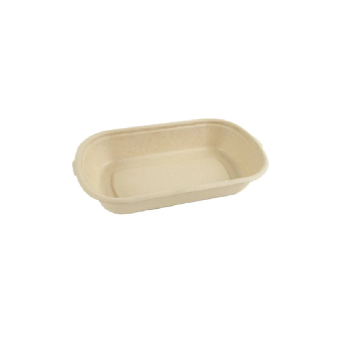 Ensaladera rectangular de pulpa Eco Rec 500ml 195x116mm A35mm - 50Uds