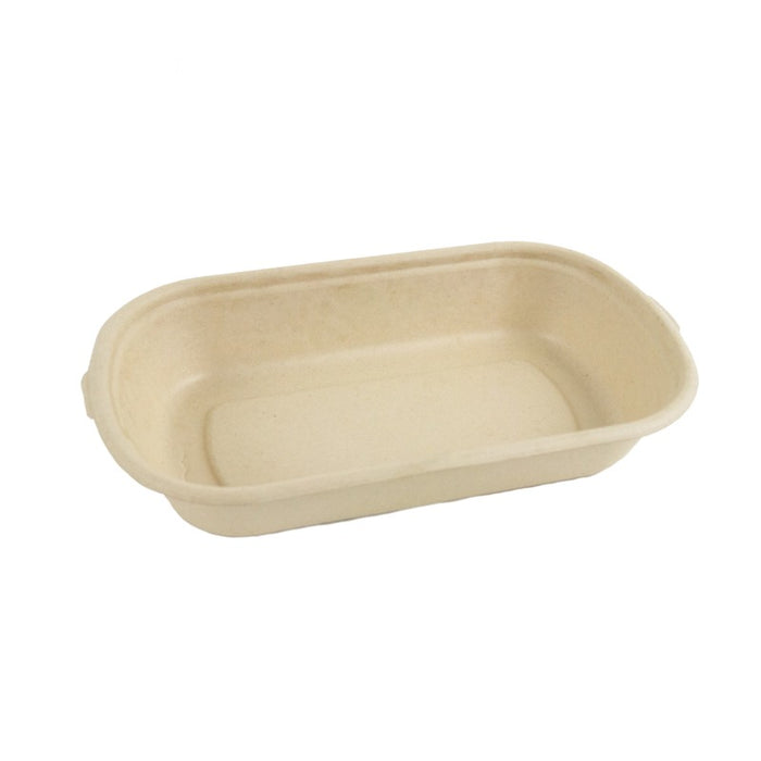 Ensaladera rectangular de pulpa Eco Rec 500ml 195x116mm A35mm - 50Uds