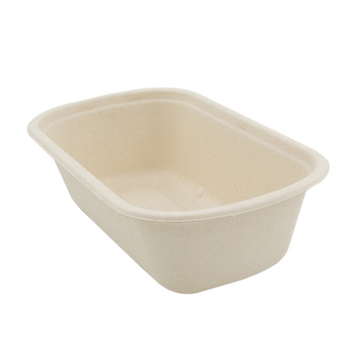 Ensaladera rectangular de pulpa 1150ml 230x135mm A65mm - 125Uds