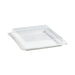 Tapa plana transparente PET 275x265mm A33mm - 100Uds