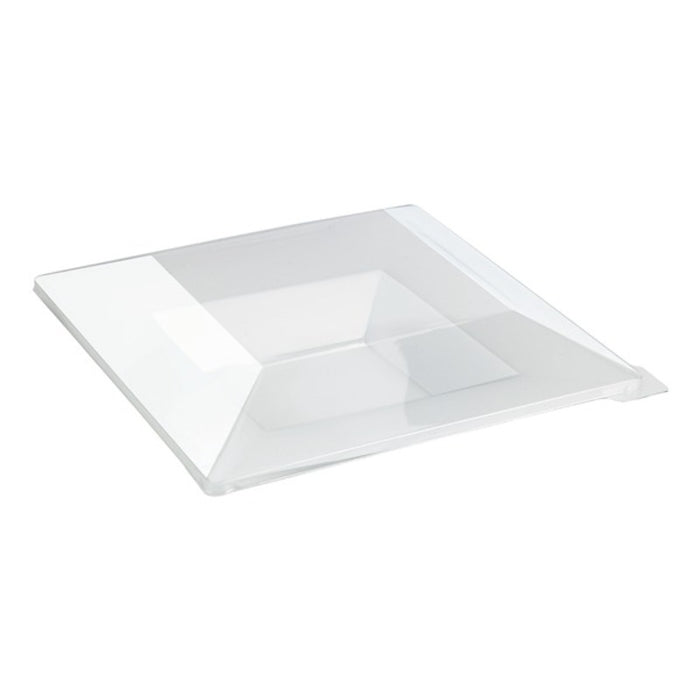 Plato hondo cuadrado reutilizable y microondable en PP 350ml 215x215mm A40mm - 10Uds