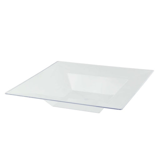 Plato hondo cuadrado reutilizable y microondable en PP 350ml 215x215mm A40mm - 10Uds