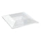 Tapa plana transparente PET para 210AQ2121 220x220mm A40mm - 60Uds
