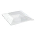 Tapa plana transparente PET para 210AQ2424 245x245mm A30mm - 60Uds