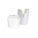 Caja de base redonda de cartón blanco con cierre de mariposa 230ml Ø70mm A59mm - 50Uds