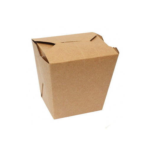 Caja cuadrada de cartón Kraft 750ml 102x90mm A103mm - 25Uds