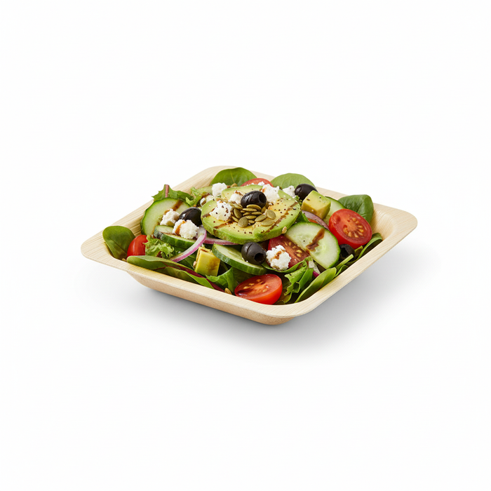 Plato de madera cuadrado SCANDINAVIE 115x115mm A17mm - 50Uds