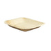 Plato cuadrado de hoja de palmera 170x170mm A20mm - 25Uds