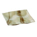 Plato de hoja de palmera con 4 compartimentos 205x205mm A23mm - 10Uds