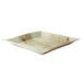 Plato cuadrado de hoja de palmera 250x250mm A25mm - 25Uds