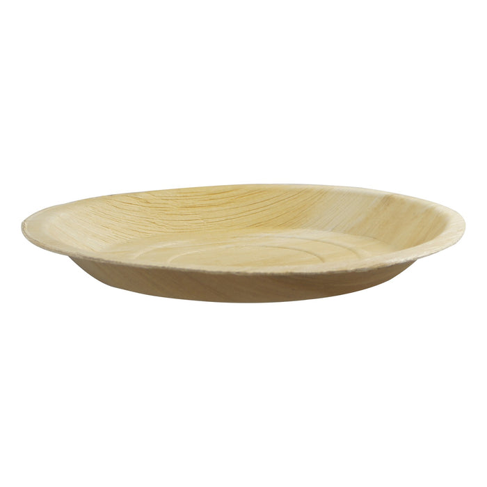 Plato redondo de hoja de palmera Ø250mm A25mm - 25Uds