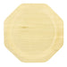 Plato de madera octogonal SCANDINAVIE 260x220mm - 10Uds