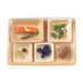 Bandeja rectangular de madera Scandinavia 400x280mm A20mm - 25Uds