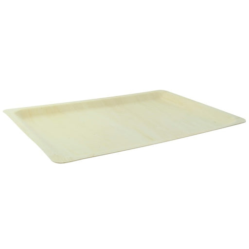 Bandeja rectangular de madera Scandinavia 400x280mm A20mm - 25Uds