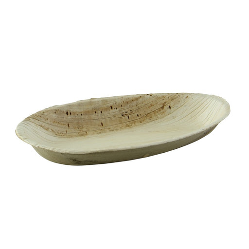 Cuenco hoja de palma con forma de huevo 270ml 190x120mm A25mm - 10Uds