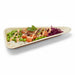 Plato triangular de hoja de palmera 240ml 250x140mm A12mm - 10Uds