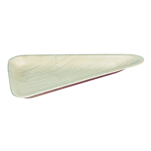 Plato triangular de hoja de palmera 240ml 250x140mm A12mm - 10Uds