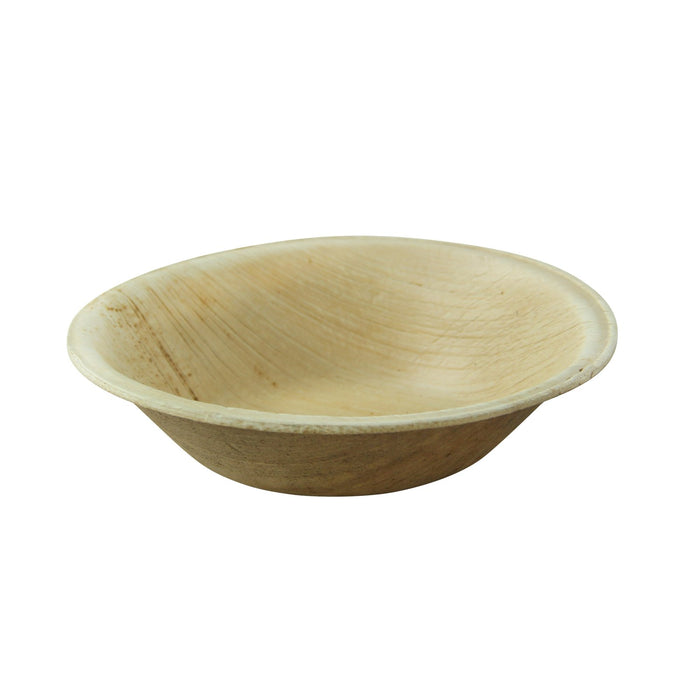 Cuenco cuadrado de hoja de palma 200ml Ø120mm A30mm - 25Uds