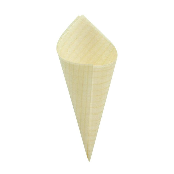 Mini Cono de madera A85mm - 100Uds