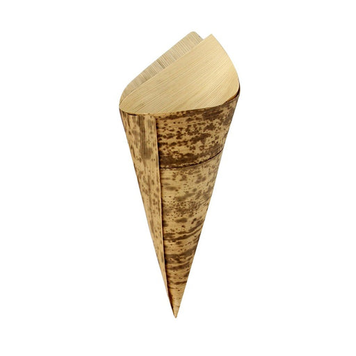 Cono de hoja de bambù 147ml A170mm - 100Uds