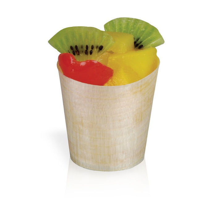 Vasitos de madera A58mm - 50Uds