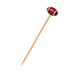 Pincho de bambú con decoración pelota de futbol A120mm - 100Uds