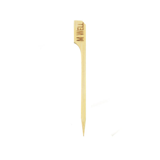 Pincho de bambú Teppo Gushi para carne con inscripción Med Well (muy hecho) 90mm - 100Uds