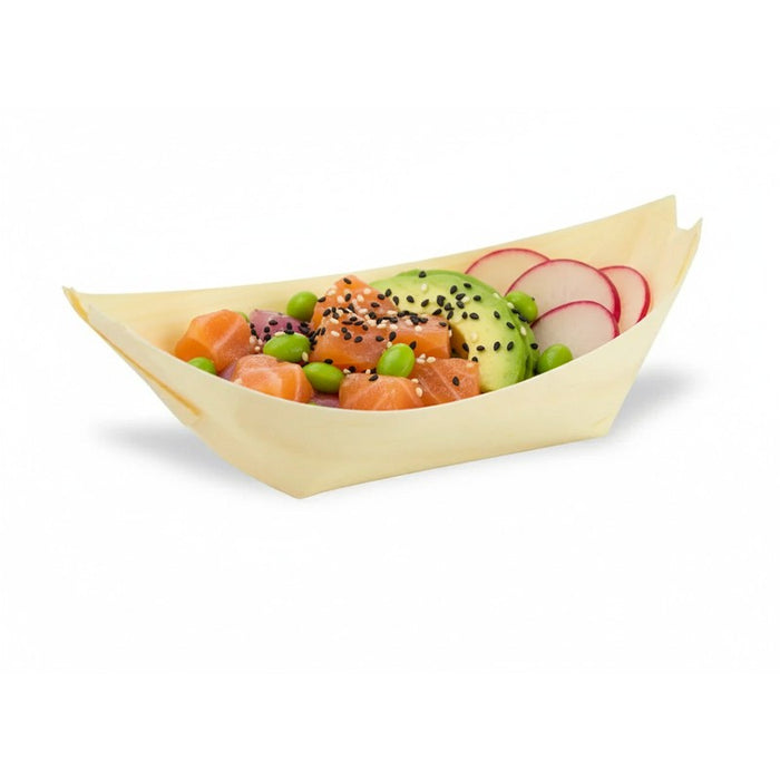 Barquilla de madera 113x70mm A14mm - 100Uds