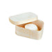 Caja de madera rectangular con tapa 240ml 110x80mm A55mm - 10Uds